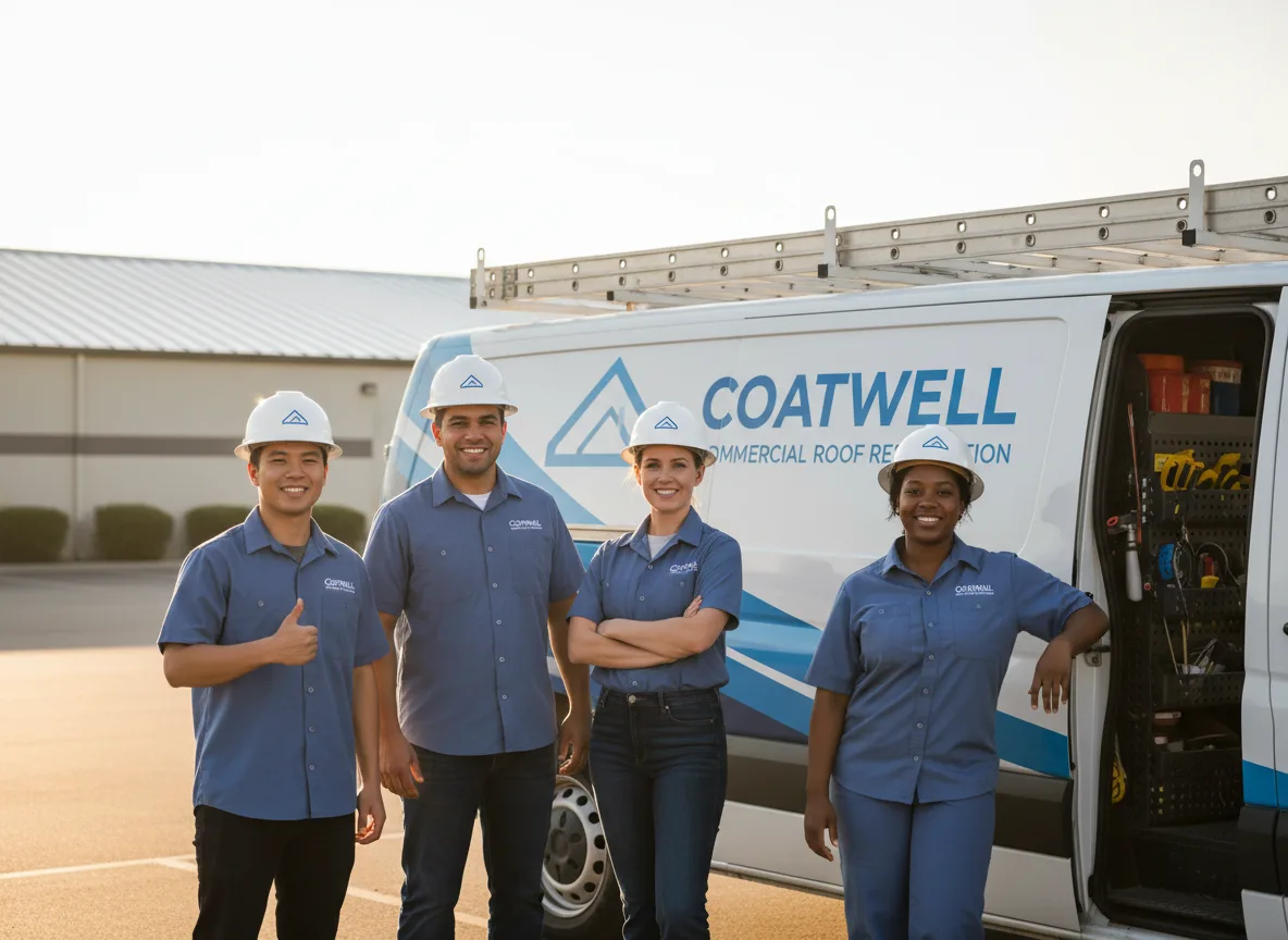 Commercial roof coating company in Louise, MS